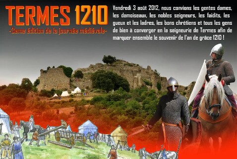 brouillon visuel 2012 medievale du chateau de Termes